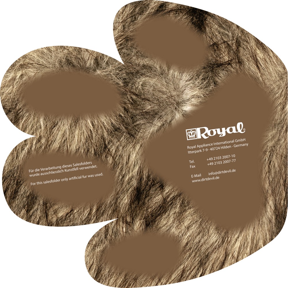 Rückseite des Fello Salesfolders